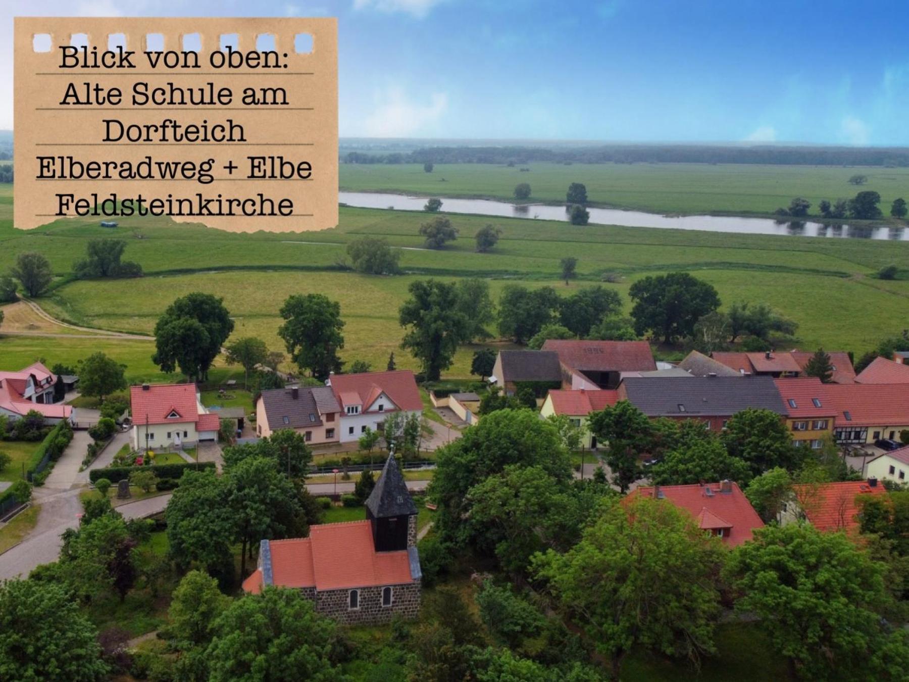 Alte Schule Wittenberg, 3 Ferienwohnungen Fuer Bis Zu 12 Personen, An Der Elbe, Mit Garten 외부 사진
